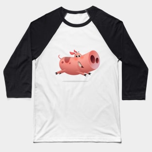 Funny piggy Baseball T-Shirt